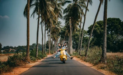 Nusa Penida with Motorbike and driver